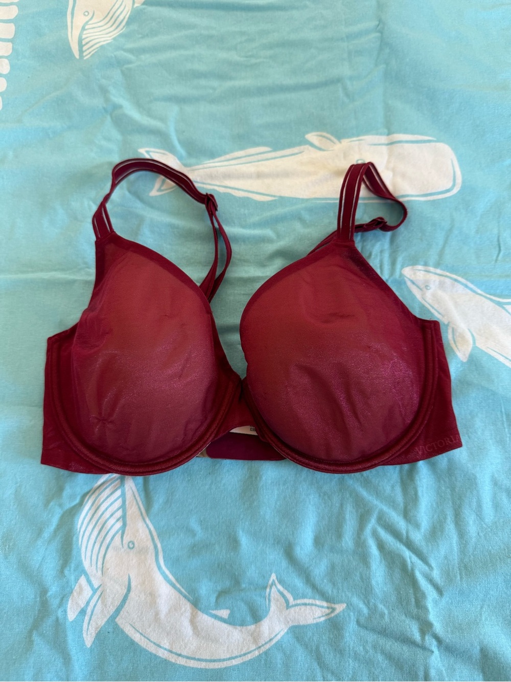 Women’s Victoria’s Secret Burgundy Bra - Supportive Everyday Comfort 32 DD
